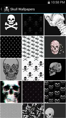 Skull Wallpapers android App screenshot 1